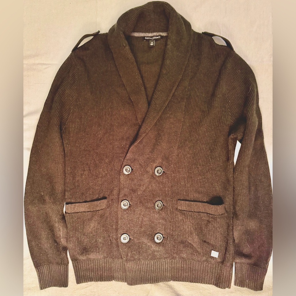 Banana Republic Brown Cozy Shawl Cardigan Size M